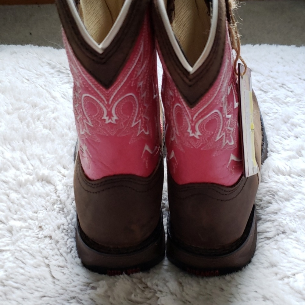 Pink Flare Rebel 8" Pull On Durango Boots - Picture 4 of 8